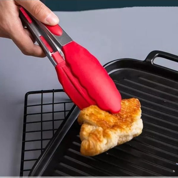 Stainless steel Silicon Tongs