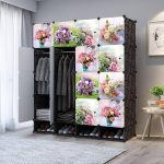 4 Column Plastic Wardrobe