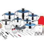 50pcs El ABRA stainless steel cookware set