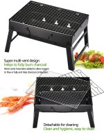 Foldable Portable Barbecue Charcoal Grill - Image 11
