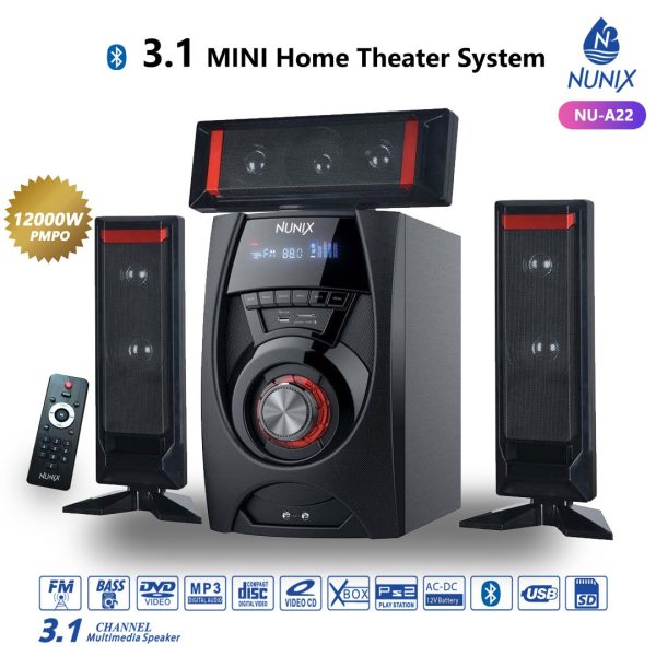 Nunix 3.1Ch MINI Home Theater System