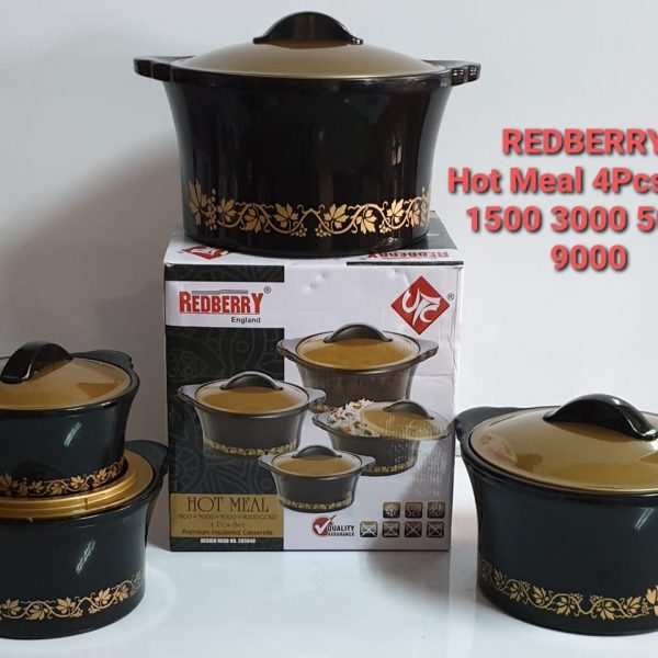 4pc insulated Hot Pots.