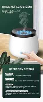 600ml Ultrasonic Electric Aromatherapy Diffuser - Image 6