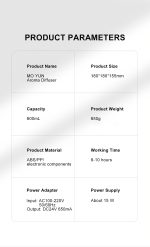 600ml Ultrasonic Electric Aromatherapy Diffuser - Image 11