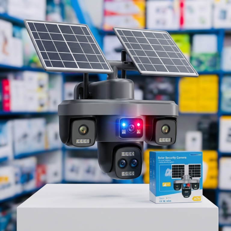 AOV 4G PTZ Solar Security Camera