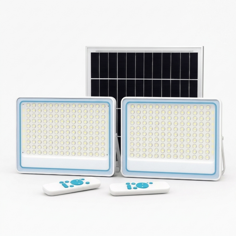2-in-1 Dual Head Solar LED Floodlight main image